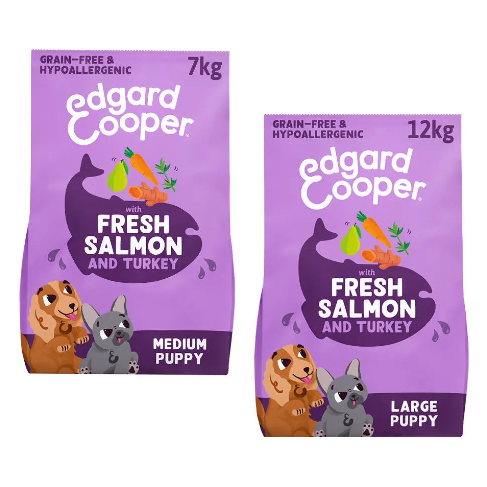 Edgard & Cooper Puppy - Zalm & Scharrelkalkoen