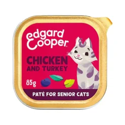 Edgard & Cooper Senior Cat - Vrije Uitloop Kip en Kalkoen - Paté