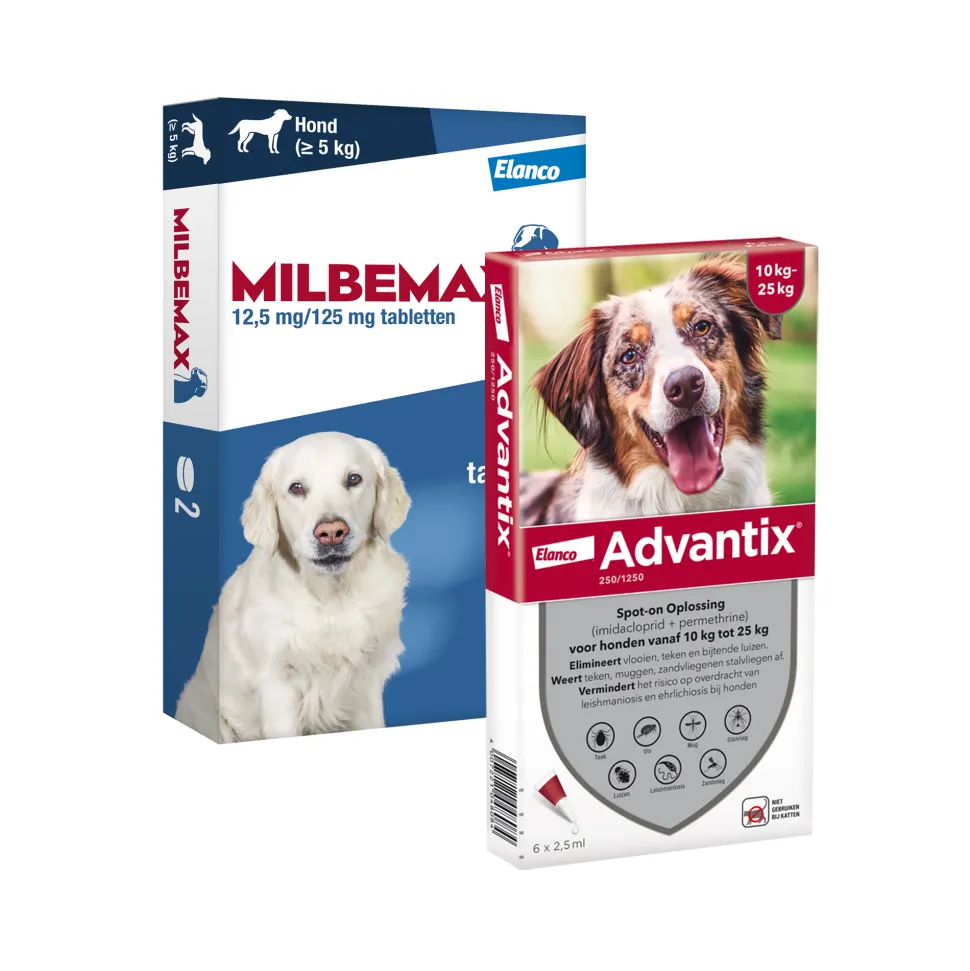 Elanco Preventiepakket Hond 10 - 25 kg