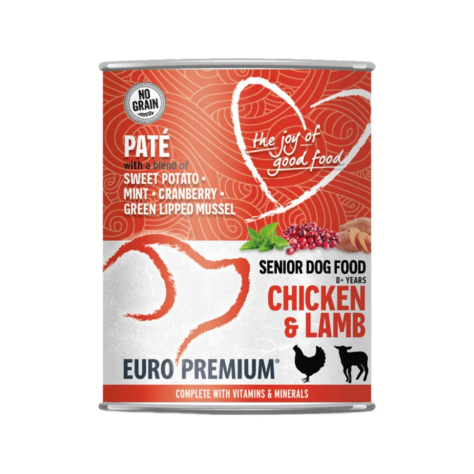 Euro Premium Senior Paté - Kip en Lam