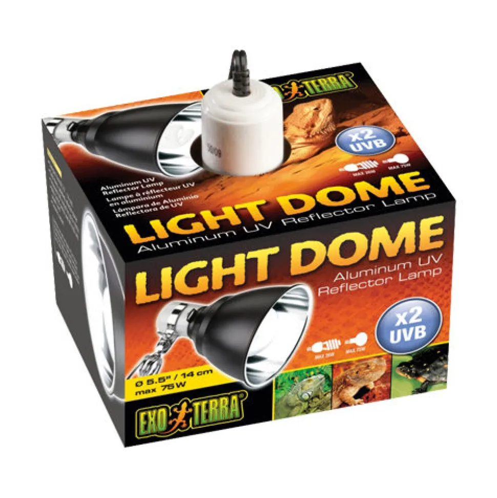 Exo Terra Light Dome Aluminium UV Lampenreflector