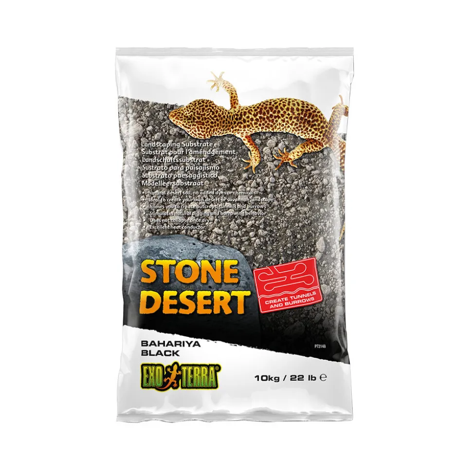 Exo Terra Stone Desert Substraat Bahariya Black