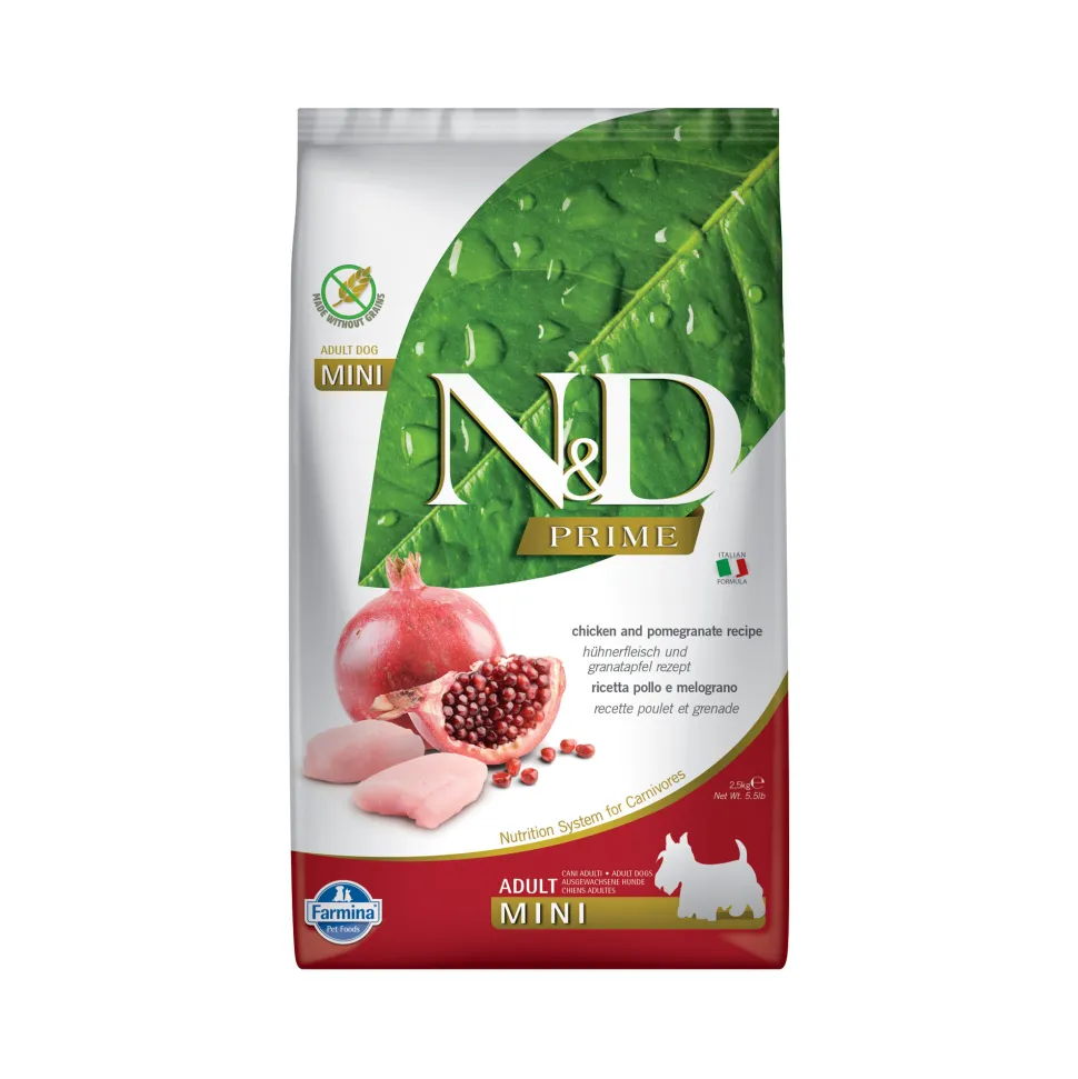 Farmina N&D Prime Adult Mini Hondenvoer - Chicken and Pomegranate