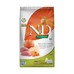Farmina N&D Pumpkin Wild Zwijn en Appel Adult Dog Mini