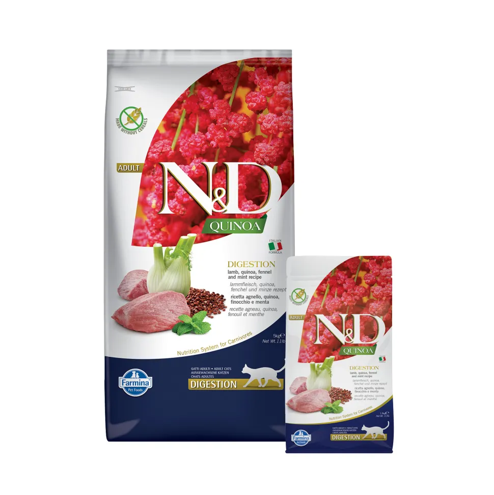 Farmina N&D Quinoa Digestion Adult Kattenvoer - Lamb