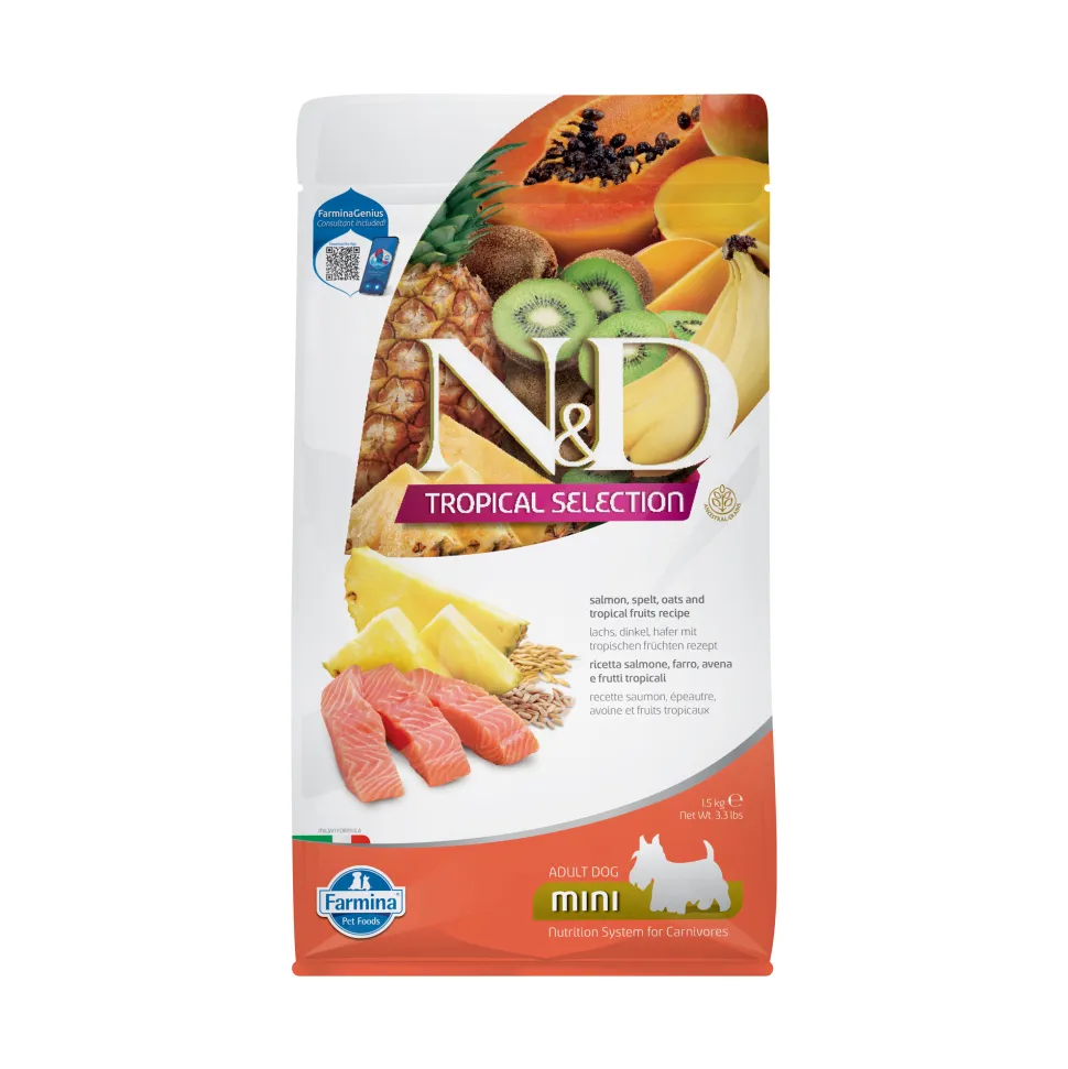 Farmina N&D Tropical Adult Dog Mini - Salmon