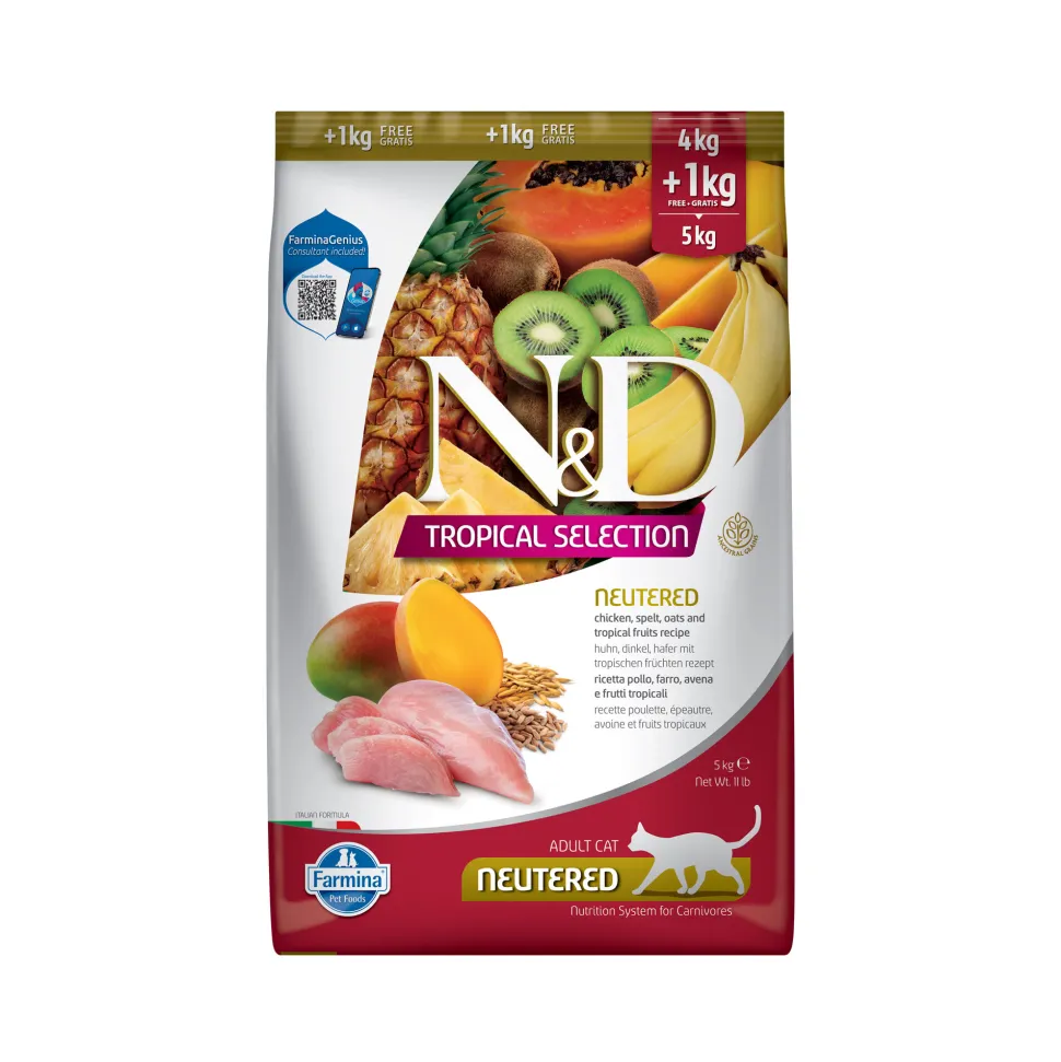 Farmina N&D Tropical Neutered Cat - Kip