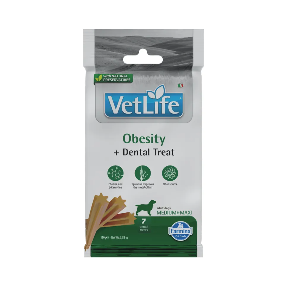 Farmina VetLife Dental Treats Obesity - Medium & Maxi