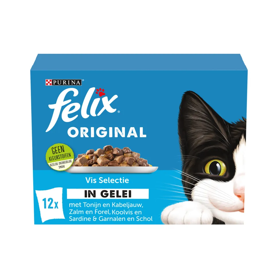 Felix Original Vis Selectie in Gelei