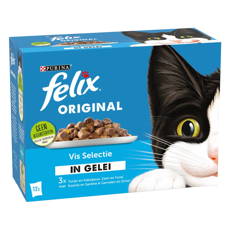 Felix Original Vis Selectie in Gelei
