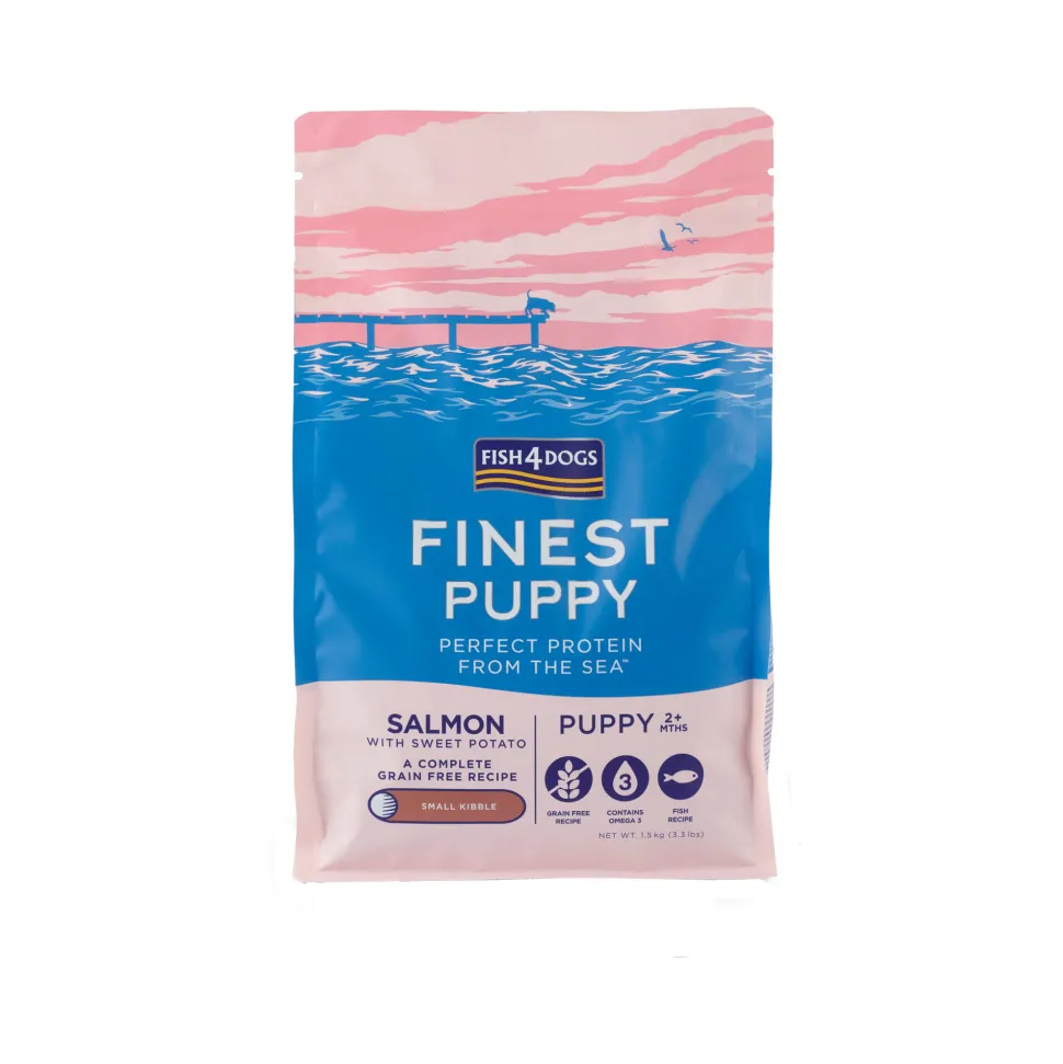 Fish4Dogs Finest Puppy Zalm met Zoete Aardappel