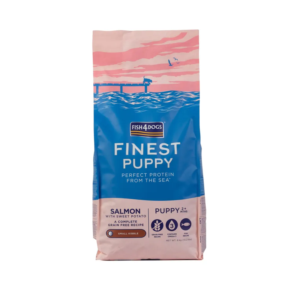 Fish4Dogs Finest Puppy Zalm met Zoete Aardappel