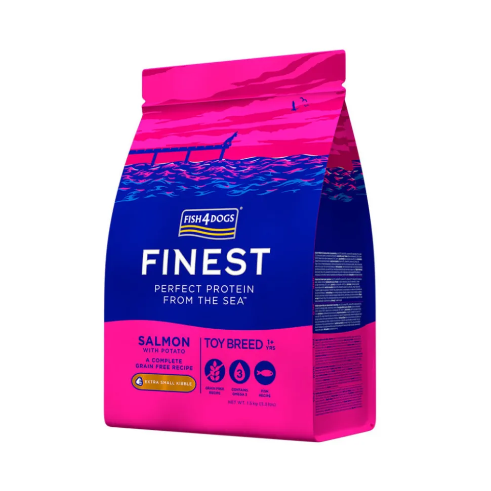 Fish4Dogs Finest Toy Breed Complete - Zalm Extra Kleine Brok