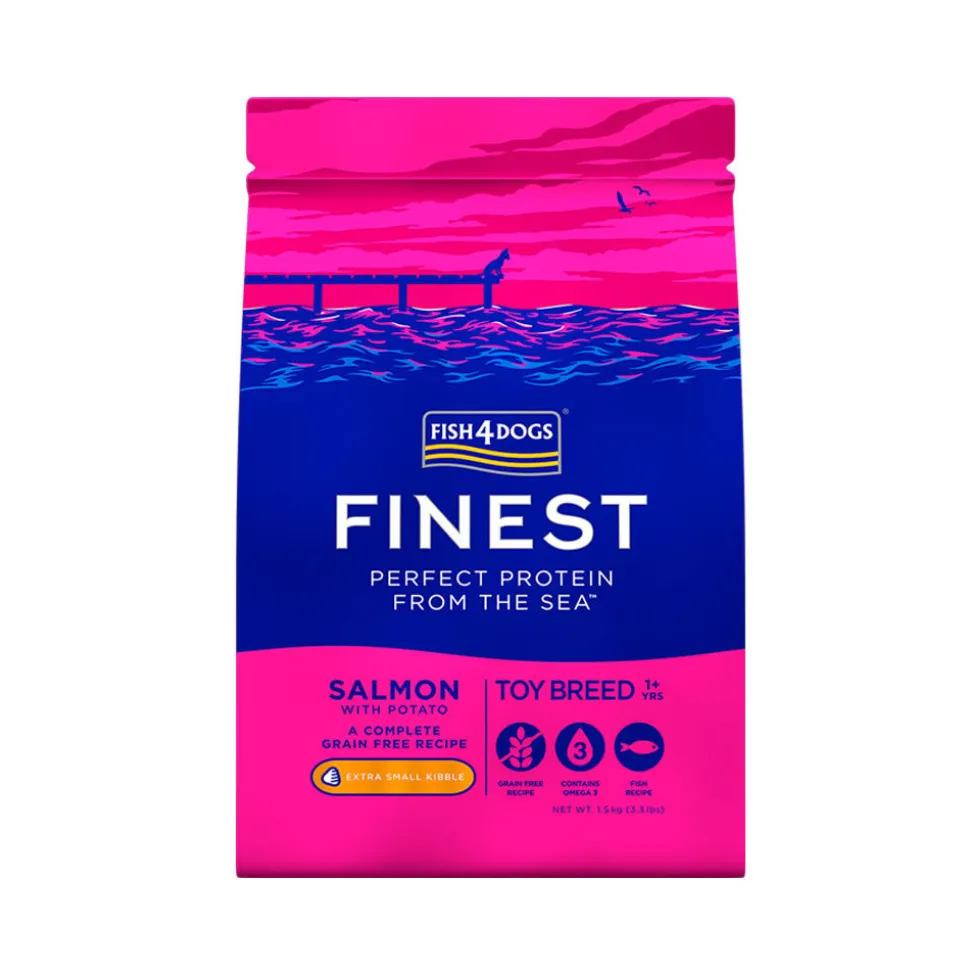 Fish4Dogs Finest Toy Breed Complete - Zalm Extra Kleine Brok