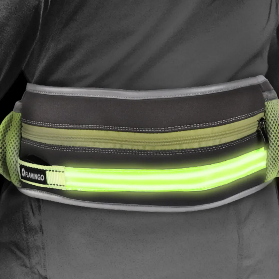 Flamingo Jogginglijn met Heupriem LED