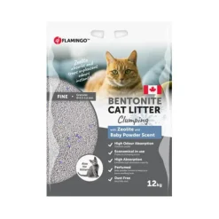 Flamingo Kattenbakvulling Babypoeder & Zeolite