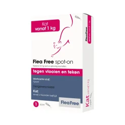 Flea Free Fipralone Spot-on Kat