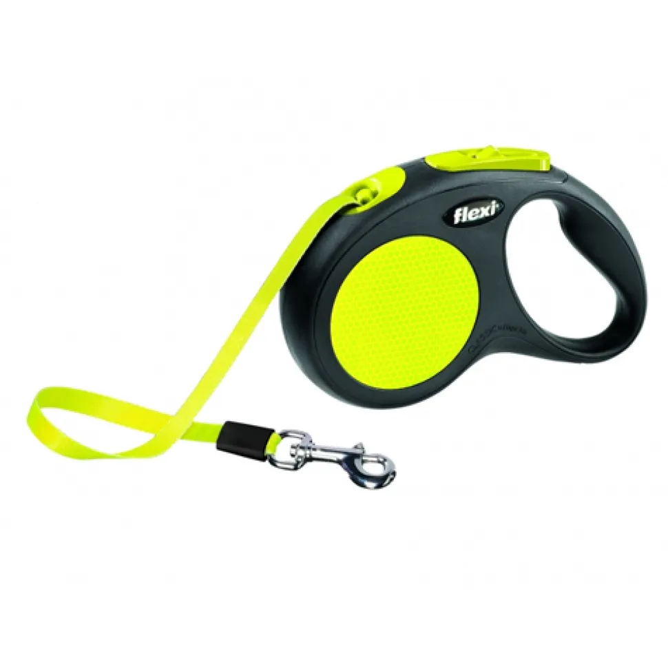 Flexi Rollijn Neon - Tape Leash