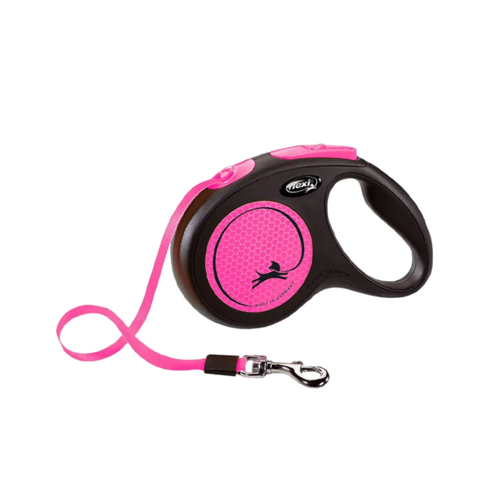 Flexi Rollijn New Neon - Roze
