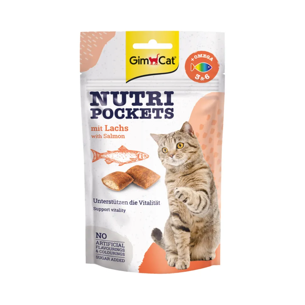 GimCat Nutri Pockets - Zalm