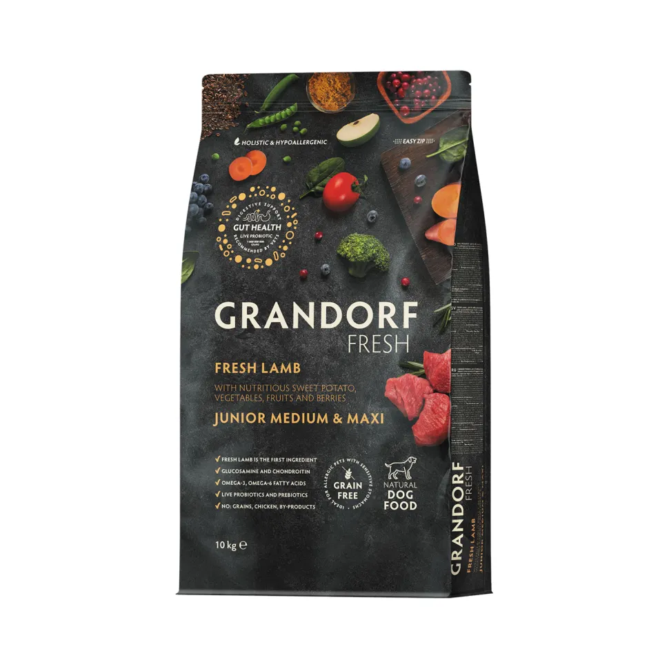 Grandorf Fresh Medium & Maxi Breeds Junior - Hondenvoer