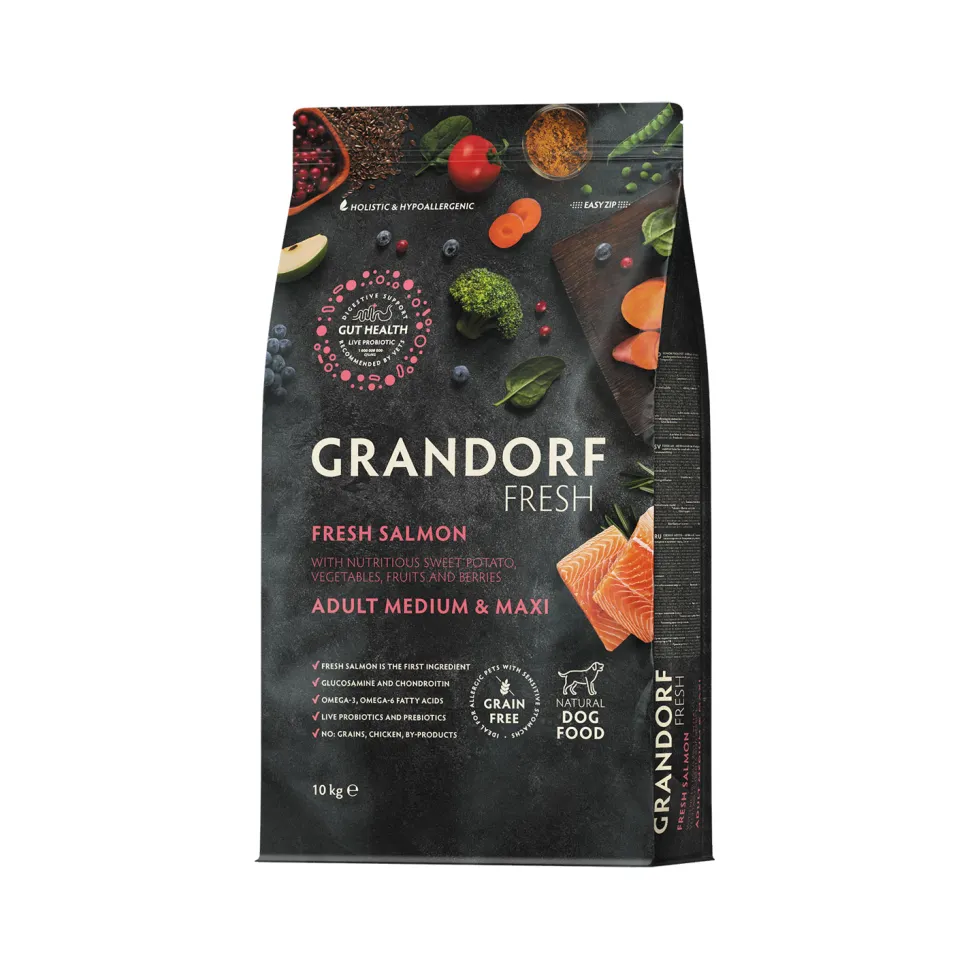 Grandorf Fresh Medium & Maxi Breeds Adult - Zalm - Hondenvoer