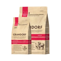 Grandorf Indoor Adult - Lam & Kalkoen - Kattenvoer