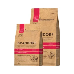 Grandorf Medium & Maxi Breeds Adult - Lam & Kalkoen - Hondenvoer