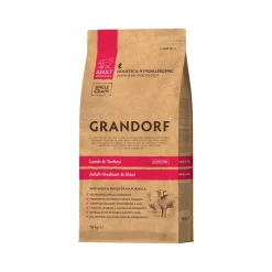 Grandorf Medium & Maxi Breeds Adult - Lam & Kalkoen - Hondenvoer