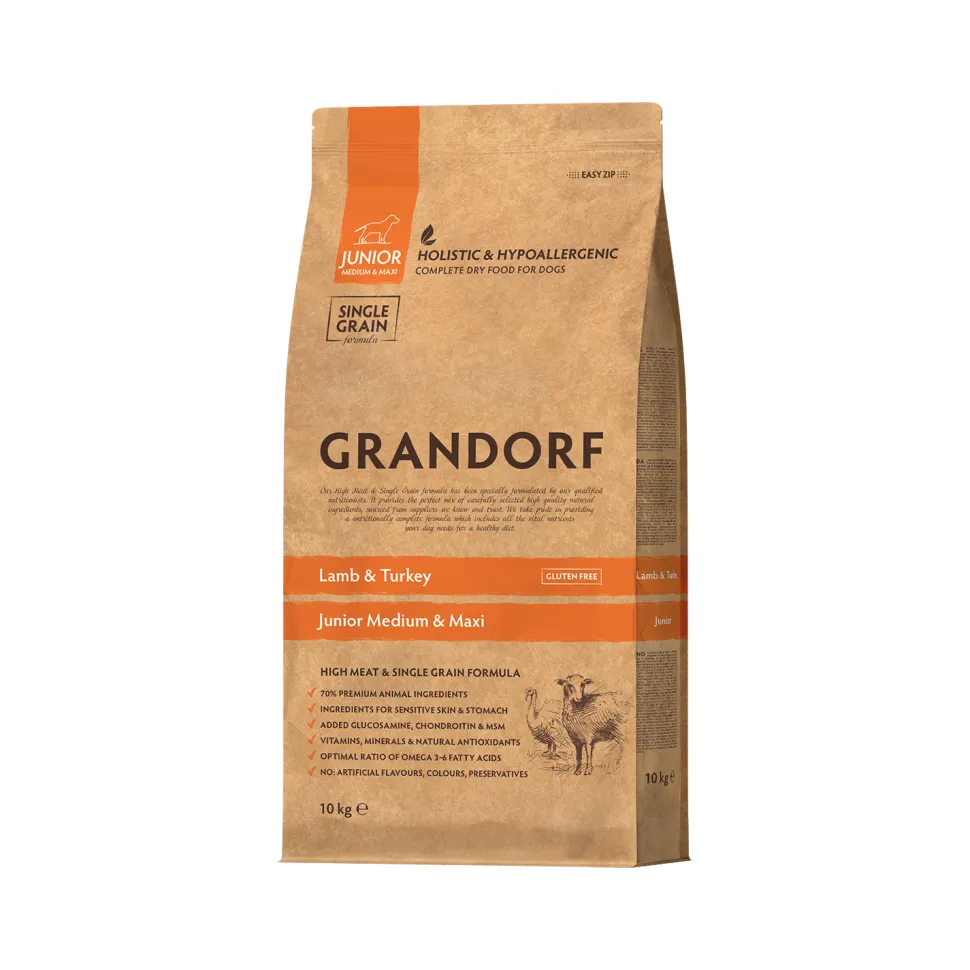 Grandorf Medium & Maxi Breeds Junior - Hondenvoer