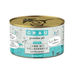Grau Adult Hondenvoer - Lam met volkorenrijst - Blik
