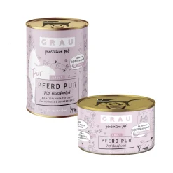 Grau Excellence Adult Puur Hondenvoer - Paard - Blik