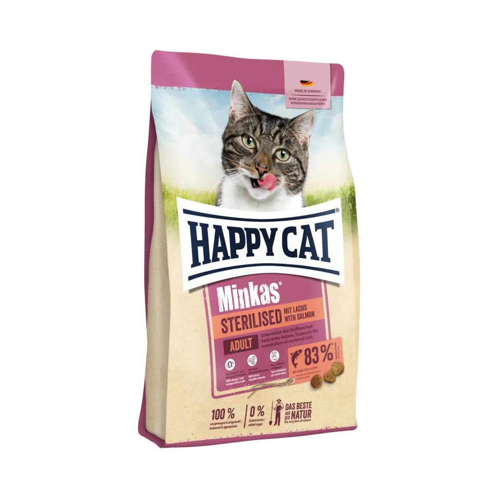 Happy Cat Minkas Adult Sterilised - Zalm