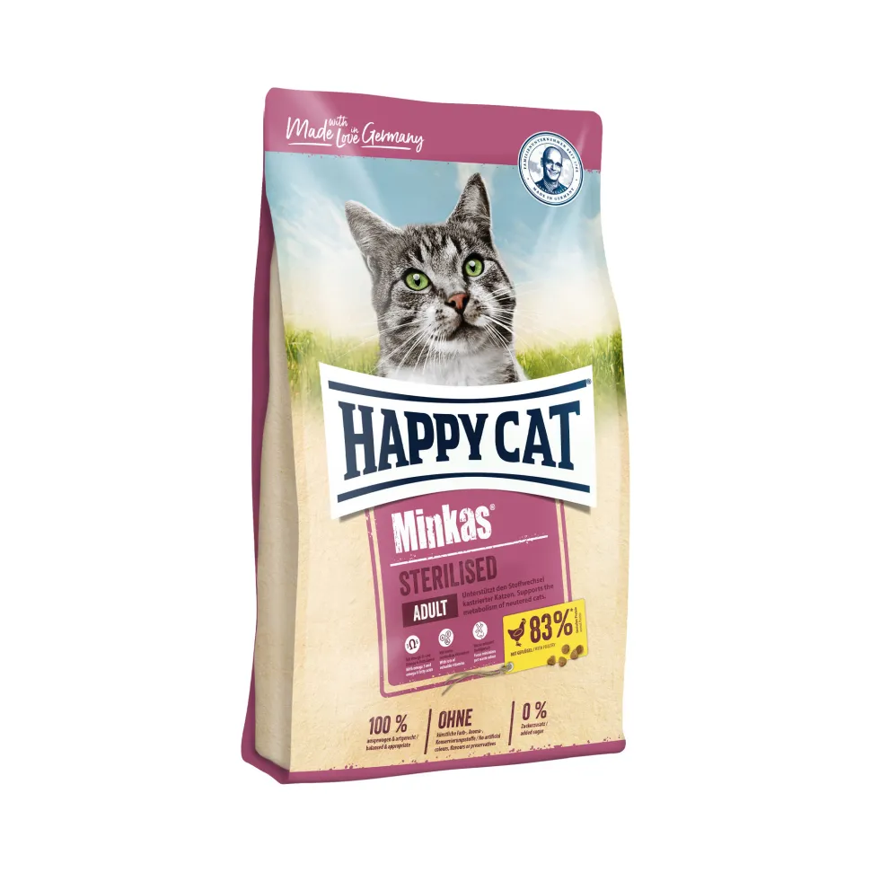 Happy Cat Minkas Adult Sterilised Gevogelte