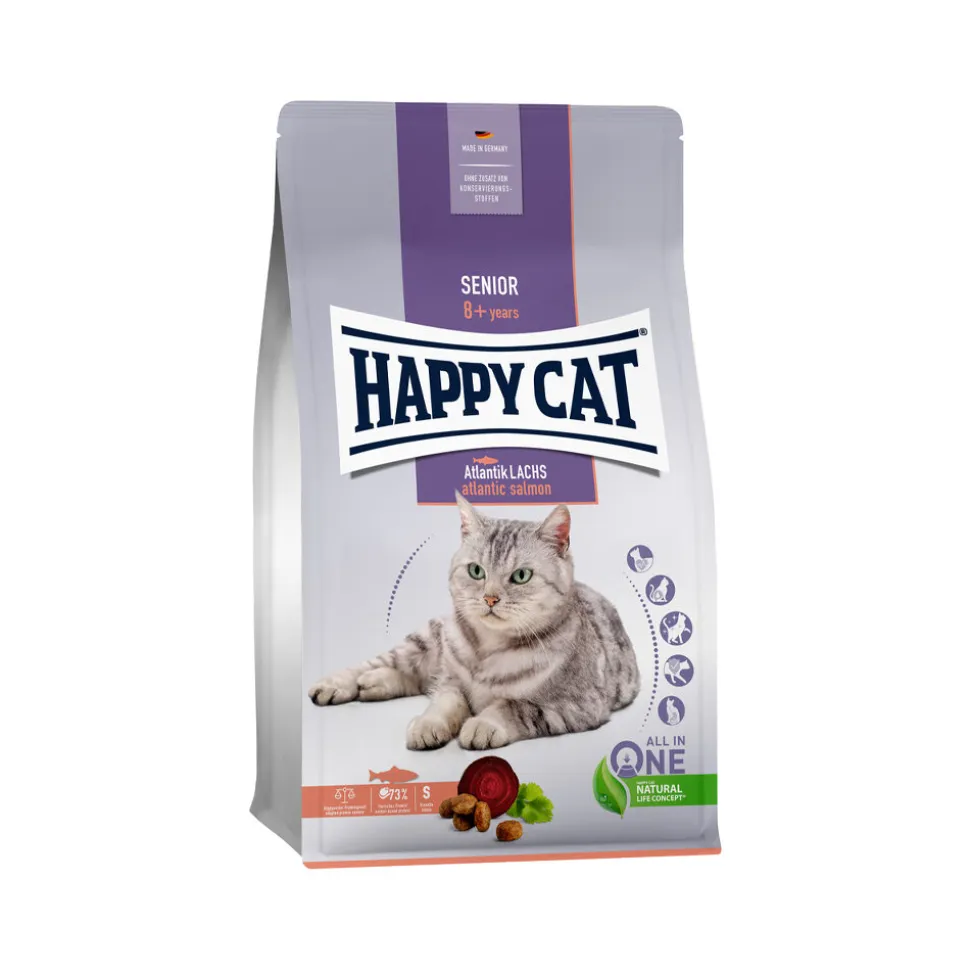 Happy Cat Senior Kattenvoer - Zalm