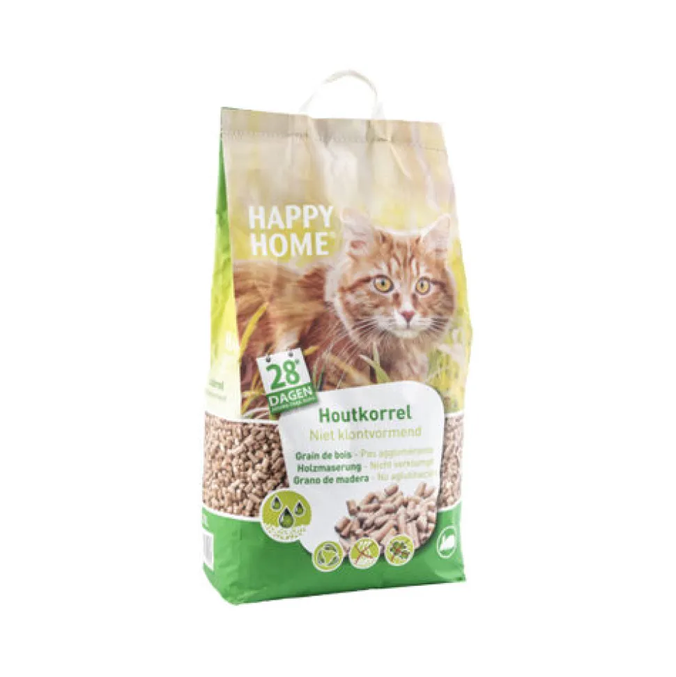 Happy Home Natural Wood Kattenbakvulling