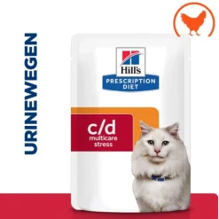 Hill's c/d Urinary Care - Urinary Stress - Prescription Diet - Feline - Maaltijdzakje