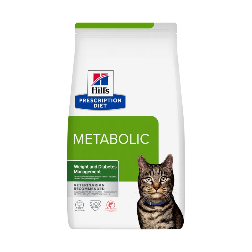 Hill's Metabolic Weight & Diabetes Management - Prescription Diet - Feline - Zalm