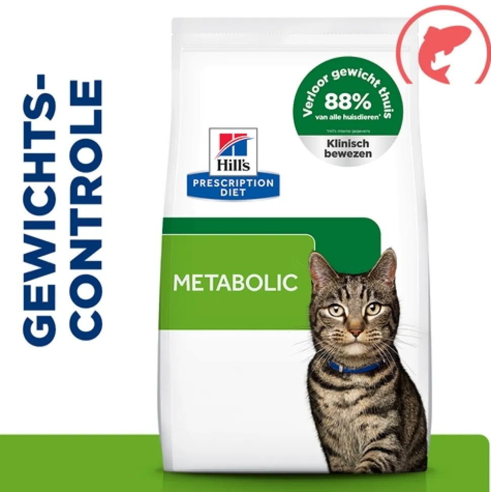 Hill's Metabolic Weight & Diabetes Management - Prescription Diet - Feline - Zalm