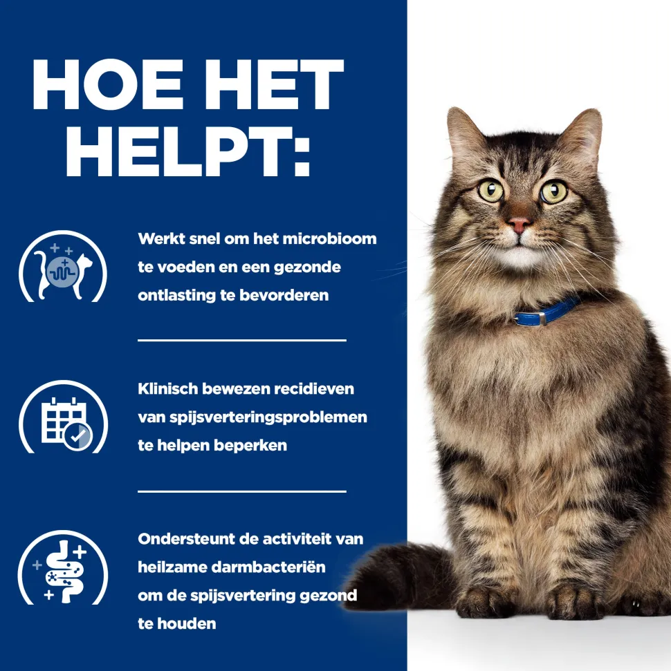 Hill's Prescription Diet - Gastrointestinal Biome - Feline - Natvoer