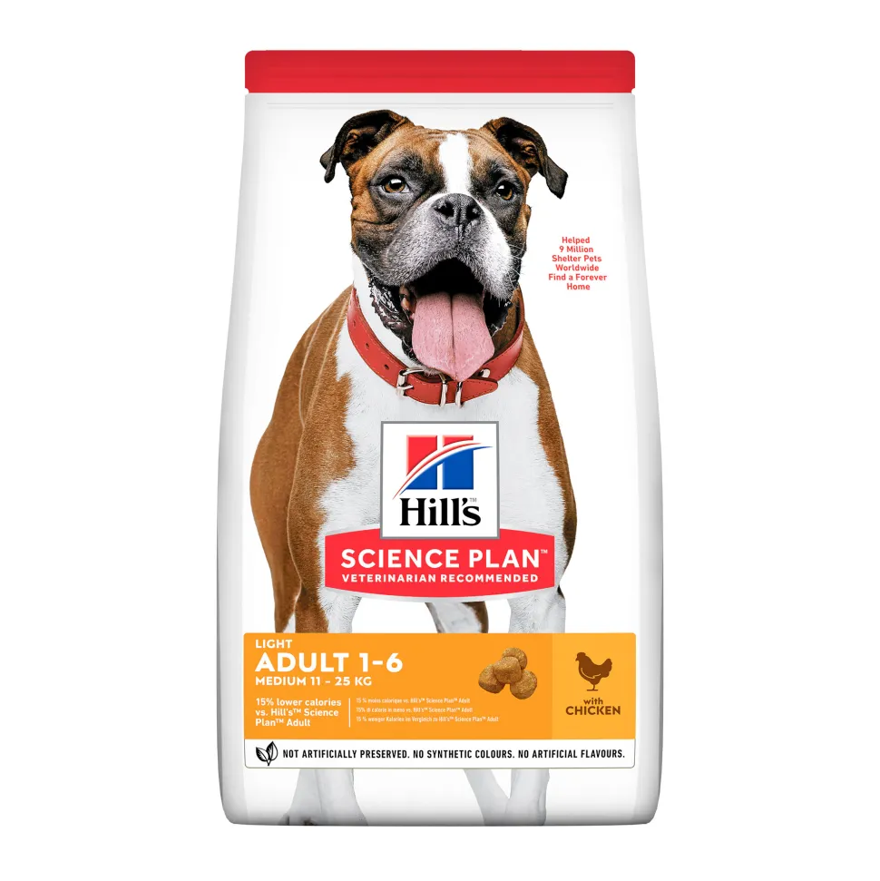 Hill's Science Plan - Adult Light - Medium - Blik