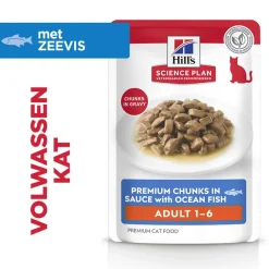 Hill's Science Plan - Feline Adult - Zeevis - Maaltijdzakje