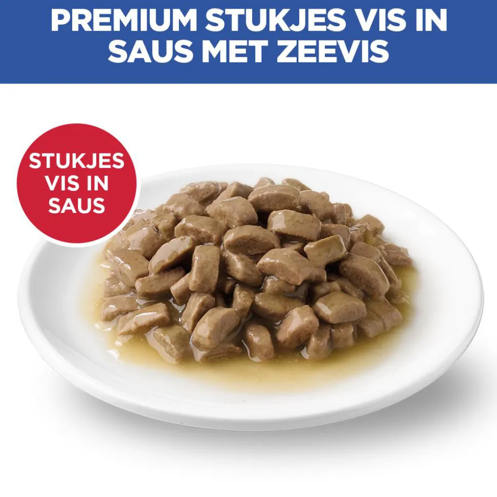 Hill's Science Plan - Feline Adult - Zeevis - Maaltijdzakje