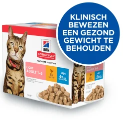 Hill's Science Plan - Feline Adult - Chicken Light - Maaltijdzakje