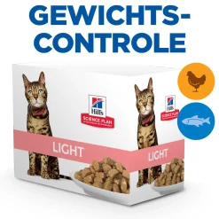 Hill's Science Plan - Feline Adult - Chicken Light - Maaltijdzakje