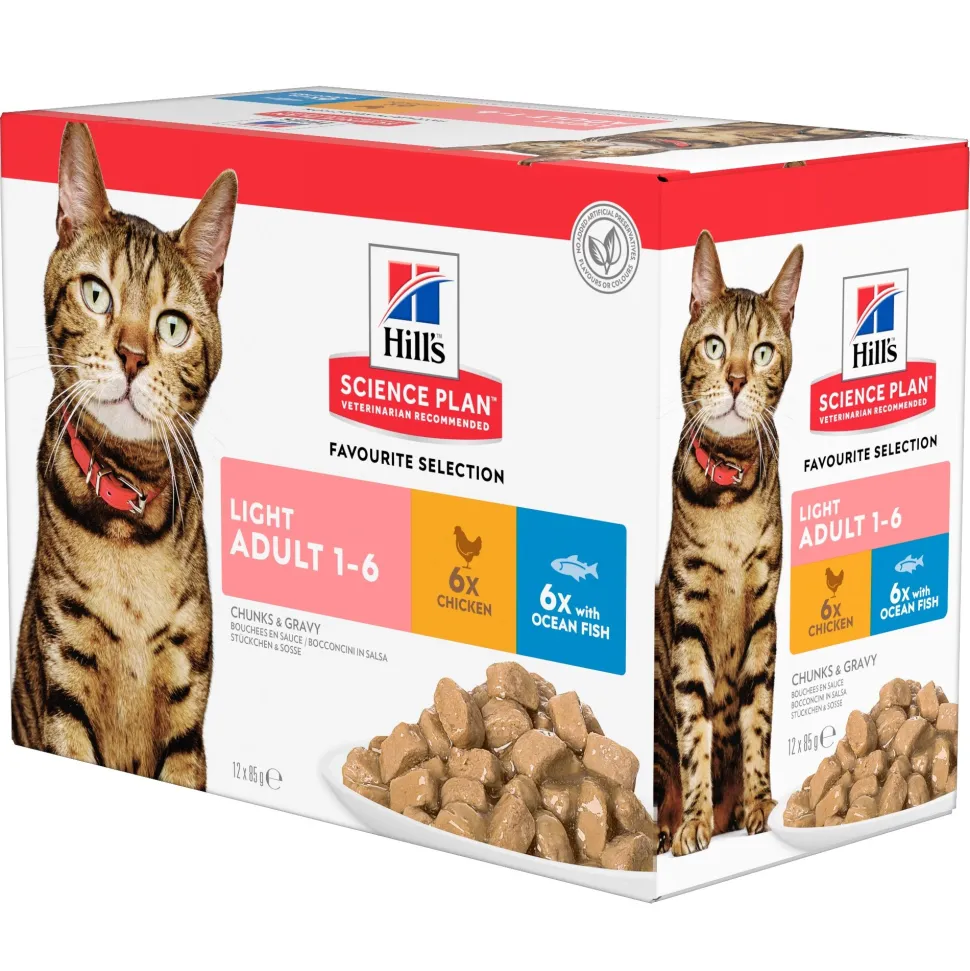 Hill's Science Plan - Feline Adult - Chicken Light - Maaltijdzakje