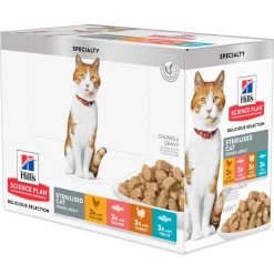 Hill's Science Plan - Feline Adult - Sterilised - Pouch Multipack