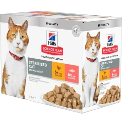 Hill's Science Plan - Feline Adult - Sterilised - Chicken - Maaltijdzakje