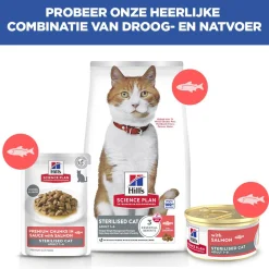 Hill's Science Plan Feline Sterilised Adult Premium Mousse - Zalm