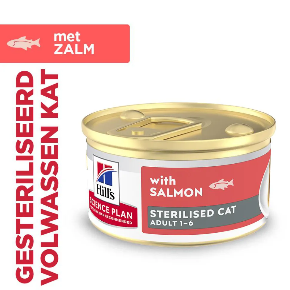 Hill's Science Plan Feline Sterilised Adult Premium Mousse - Zalm